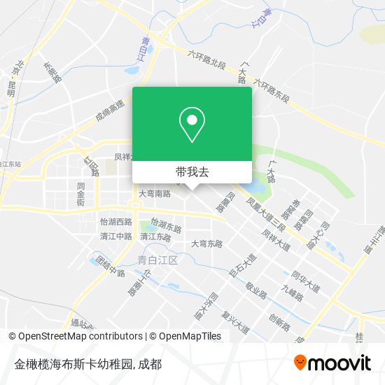 金橄榄海布斯卡幼稚园地图