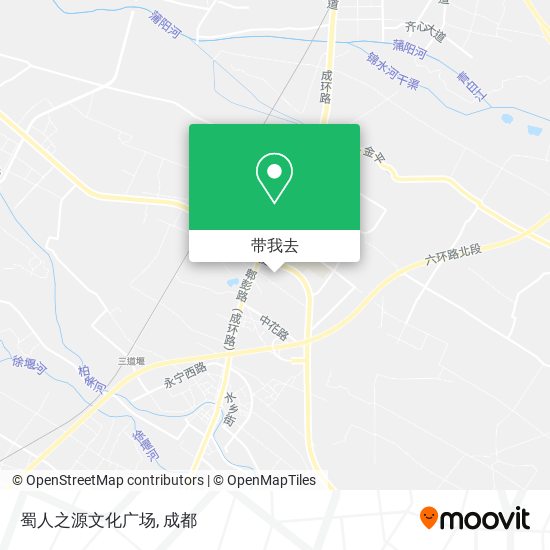 蜀人之源文化广场地图