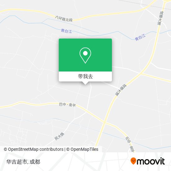 华吉超市地图