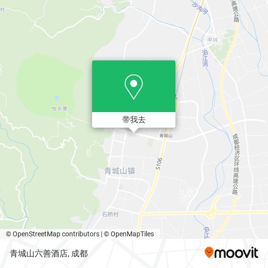 青城山六善酒店地图