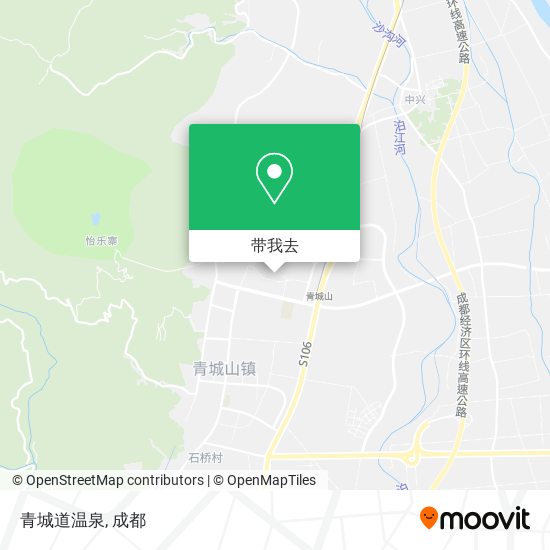 青城道温泉地图