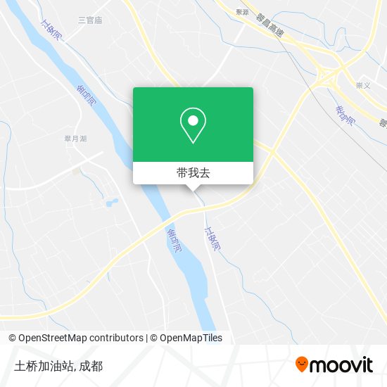 土桥加油站地图