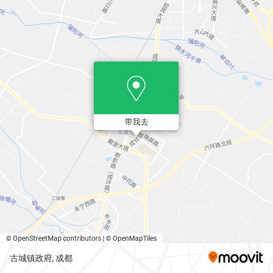 古城镇政府地图