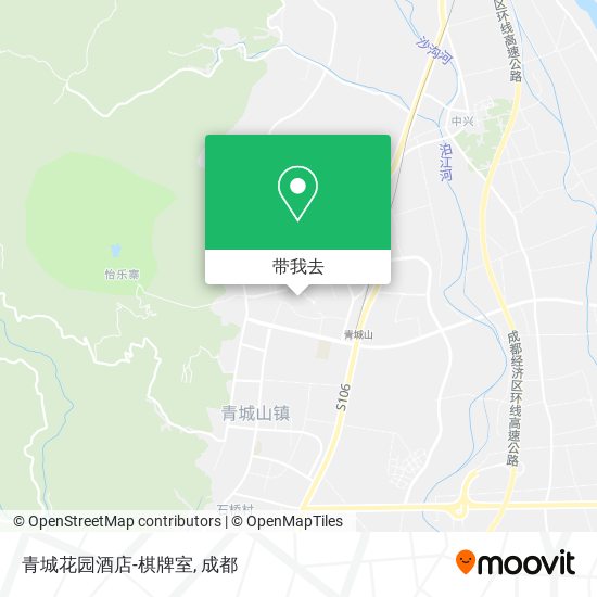 青城花园酒店-棋牌室地图