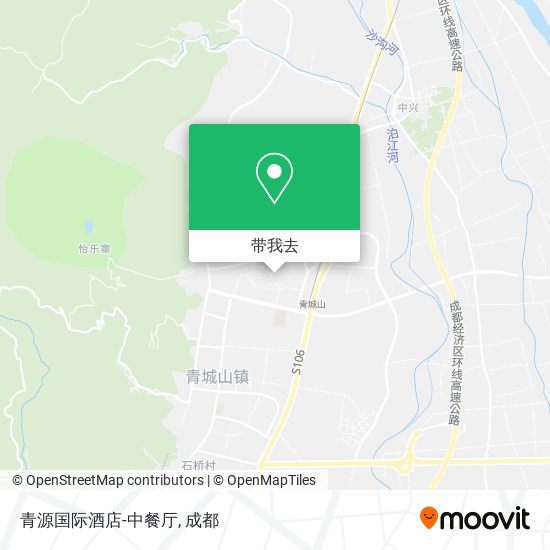 青源国际酒店-中餐厅地图
