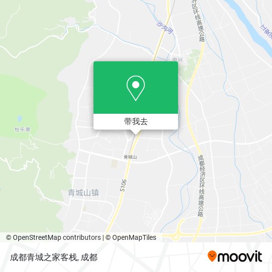 成都青城之家客栈地图