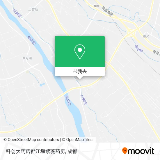 科创大药房都江堰紫薇药房地图