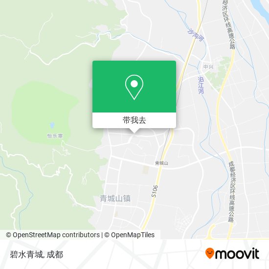 碧水青城地图