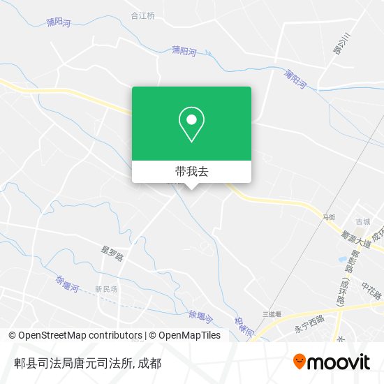 郫县司法局唐元司法所地图