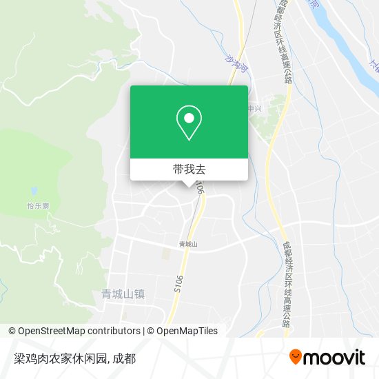 梁鸡肉农家休闲园地图