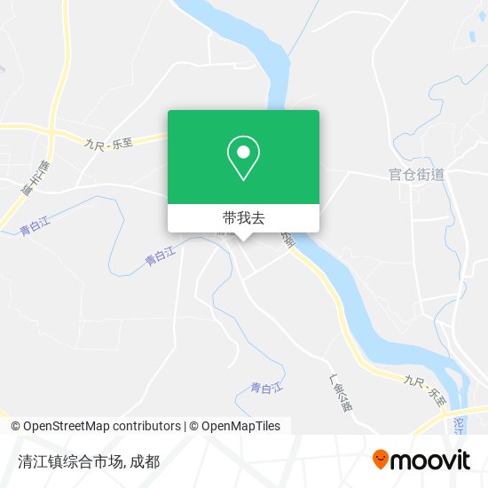清江镇综合市场地图