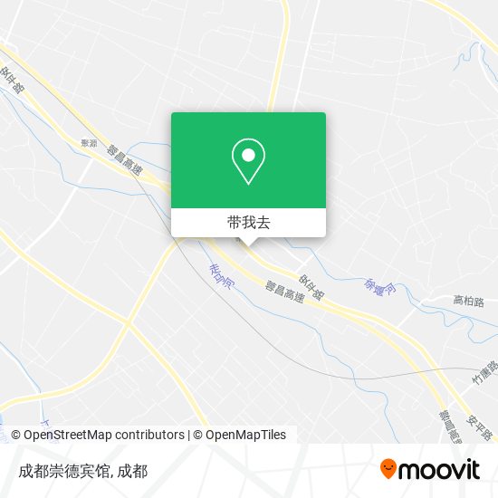 成都崇德宾馆地图