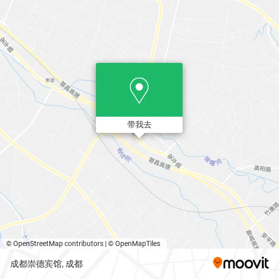 成都崇德宾馆地图