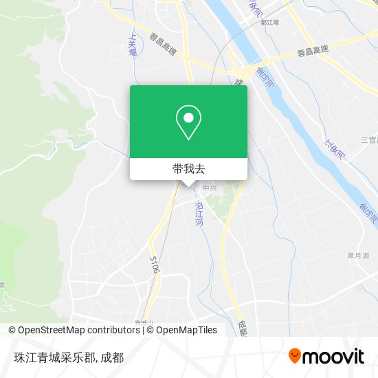 珠江青城采乐郡地图
