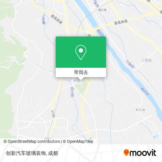 创新汽车玻璃装饰地图
