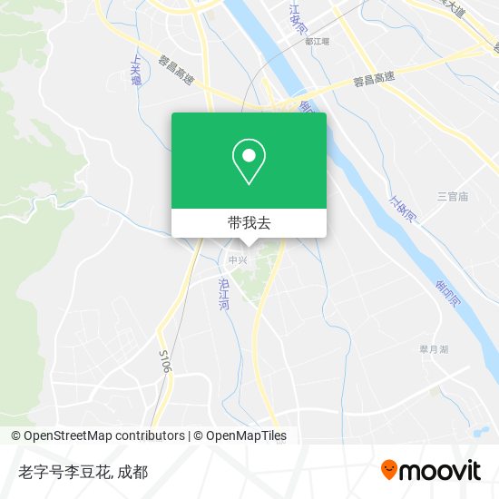 老字号李豆花地图