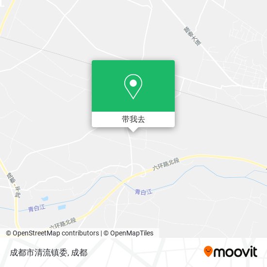 成都市清流镇委地图