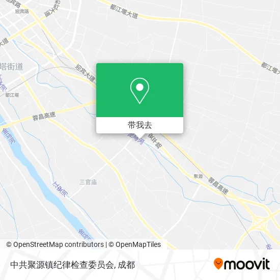 中共聚源镇纪律检查委员会地图