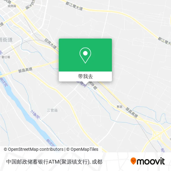 中国邮政储蓄银行ATM(聚源镇支行)地图
