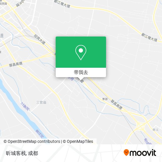 昕城客栈地图