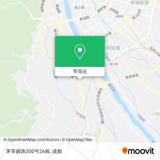 茅草碾路200号26栋地图