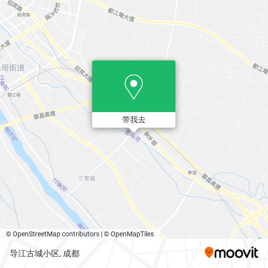 导江古城小区地图