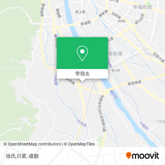 徐氏川菜地图