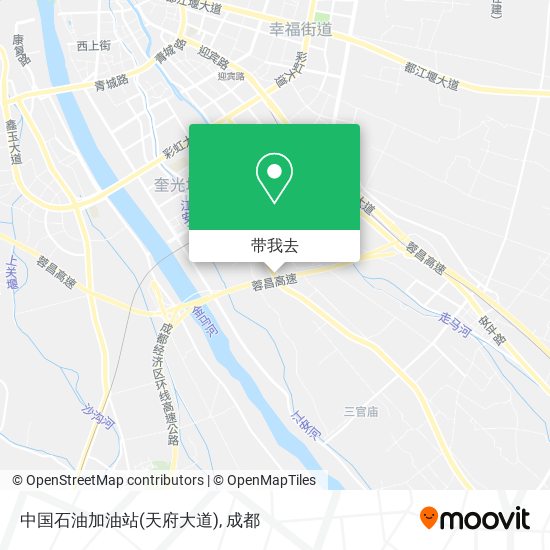 中国石油加油站(天府大道)地图