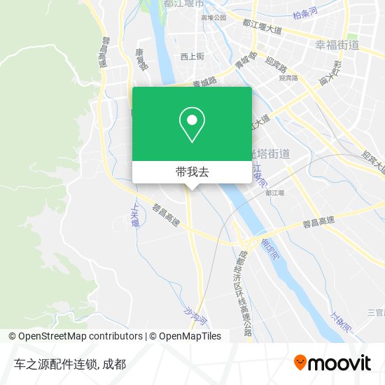 车之源配件连锁地图