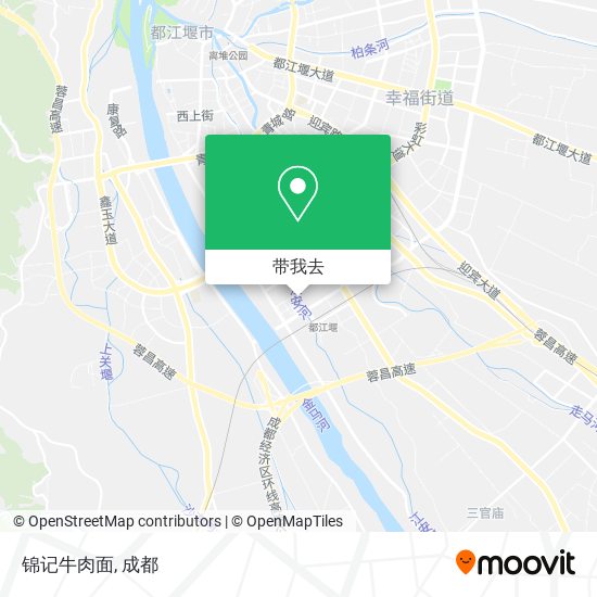 锦记牛肉面地图