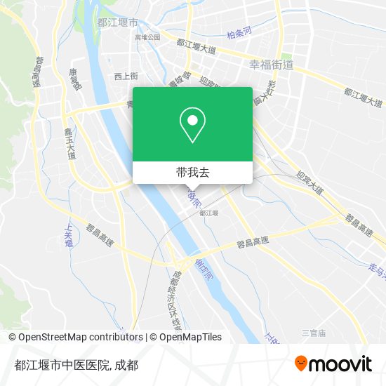 都江堰市中医医院地图