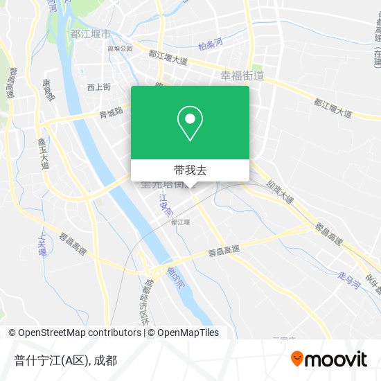 普什宁江(A区)地图