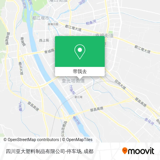 四川亚大塑料制品有限公司-停车场地图