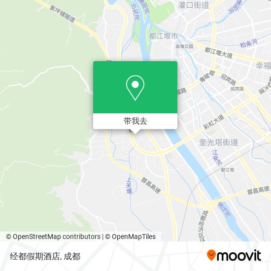 经都假期酒店地图