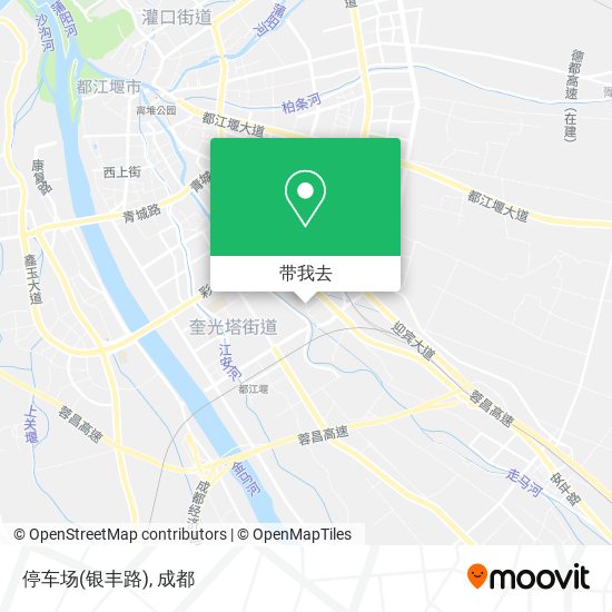 停车场(银丰路)地图