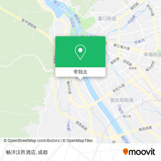 畅洋汉邑酒店地图