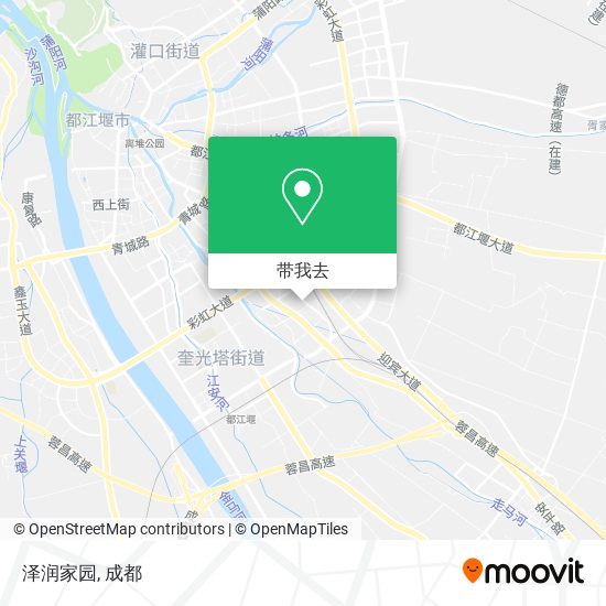 泽润家园地图