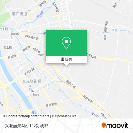 兴堰丽景A区-11栋地图