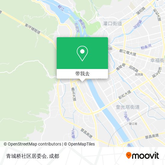 青城桥社区居委会地图