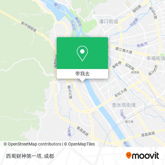 西蜀财神第一塔地图