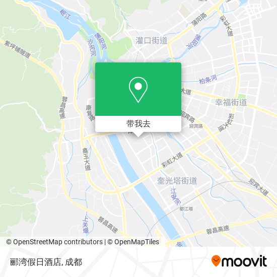 郦湾假日酒店地图