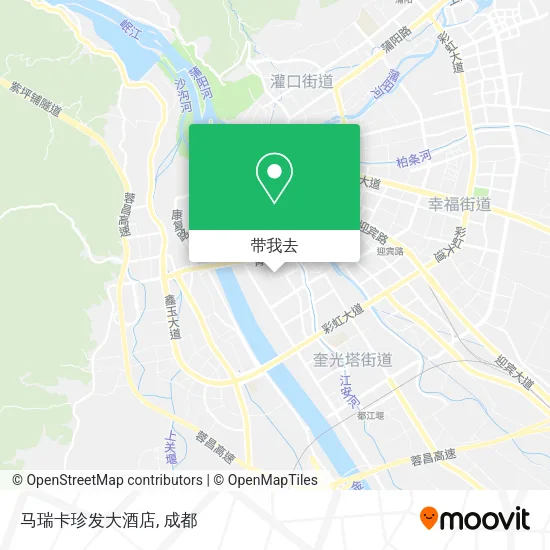 马瑞卡珍发大酒店地图
