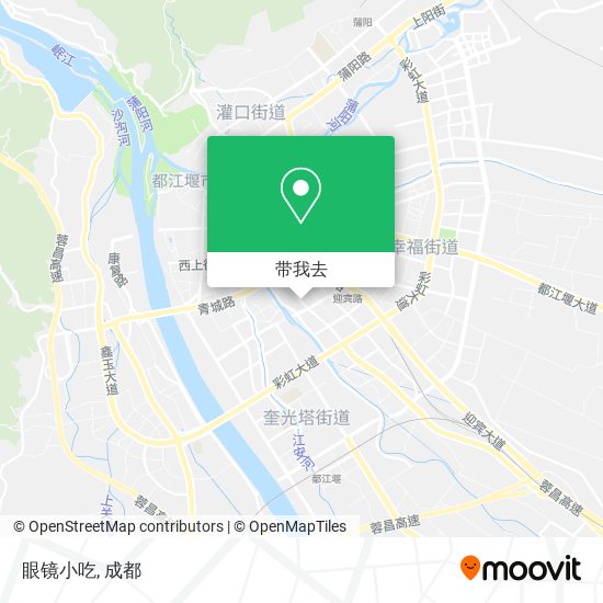 眼镜小吃地图