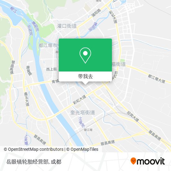 岳眼镜轮胎经营部地图