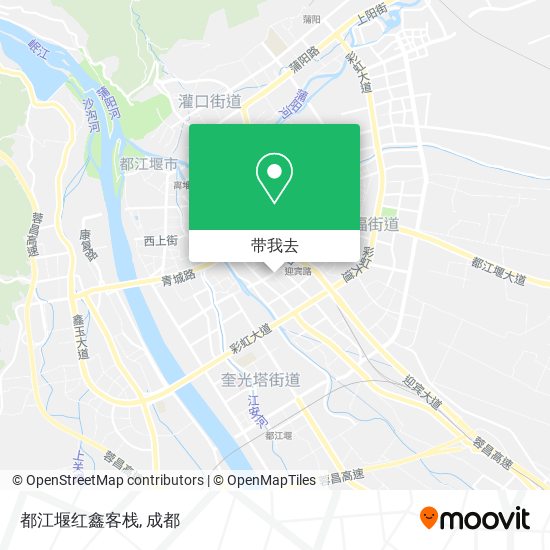 都江堰红鑫客栈地图
