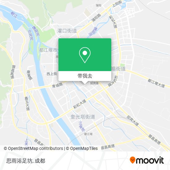 思雨浴足坊地图