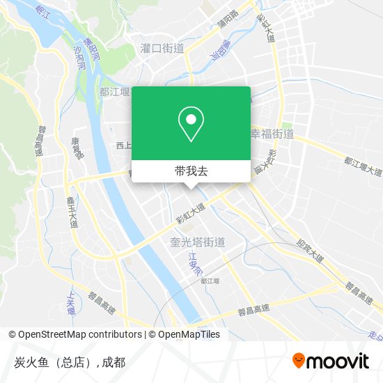 炭火鱼（总店）地图