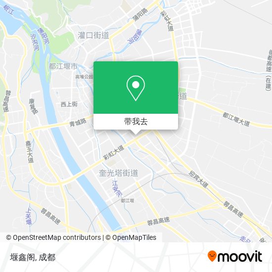 堰鑫阁地图