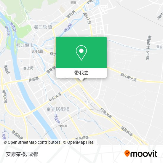 安康茶楼地图