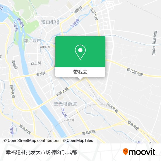 幸福建材批发大市场-南2门地图
